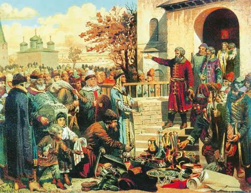 Воззвание Минина к нижегородцам 1611 г Худ А Кившенко Изгнание польских - фото 17