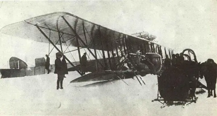 Тип Г3 В снежном плену Липецкого аэродрома ст Стрелецкая Декабрь 1918 - фото 39