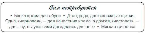 Подходящие сапожные щетки можно купить в соответствующем магазине Впрочем - фото 191