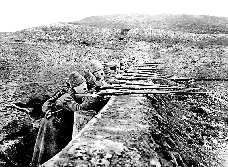 Учебная стрельба 1916 г На военном совете проходившим 1041916 г в Ставке - фото 48
