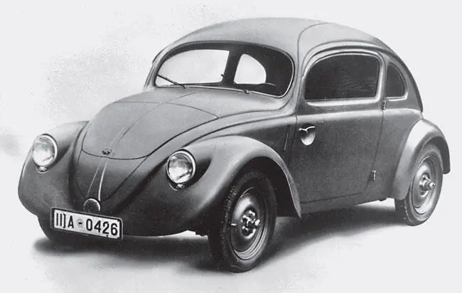 Прототип VW30 1937 Работа над тремя прототипами серии V3 затянулась и тесты - фото 61