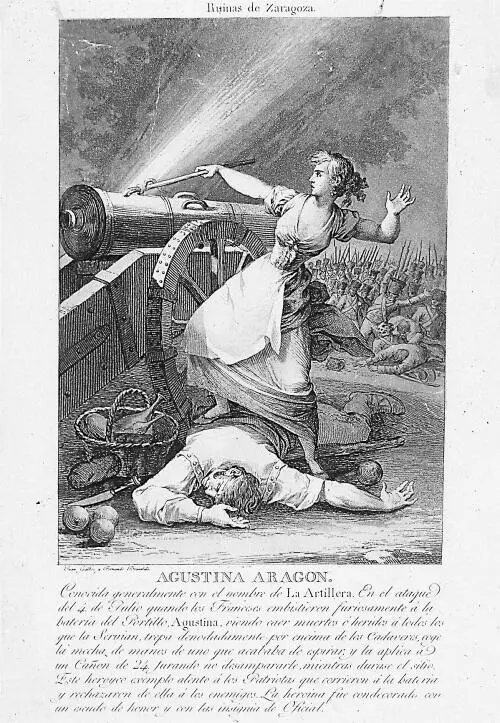 Героическая защита Сарагосы Гравюра 1813 г Двигаясь от одного укрепленного - фото 12