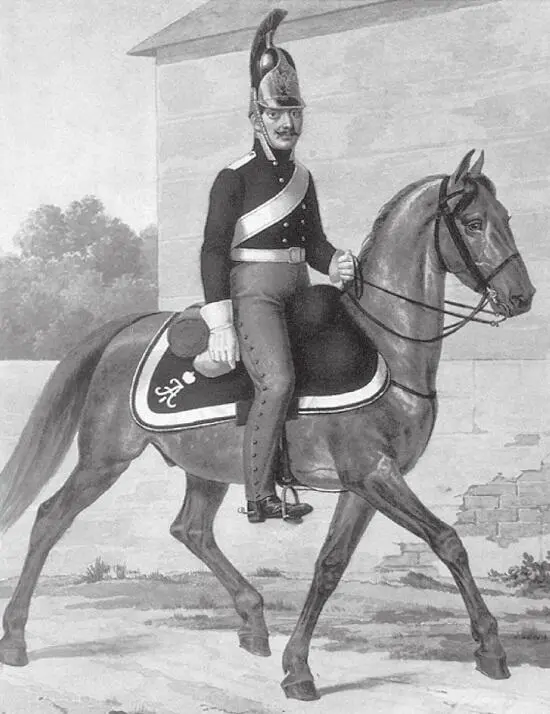 А В Висковатов Унтерофицер драгунского полка 1811 г Литография В - фото 19