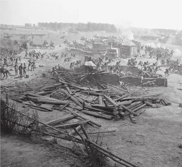 Ф А Рубо Бородинская битваФрагмент 1912 г По возвращении в Россию в 1800 - фото 23