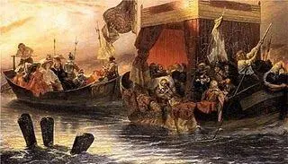 Кардинал Ришельё и СенМар ЛА Готье с картины П Делароша 1855 1642 4 - фото 120