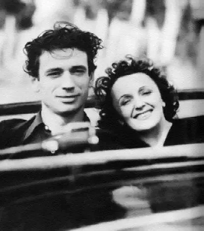 Эдит Пиаф и Ив Монтан в фильме Звезды без света 1945 г Первым был молодой - фото 360