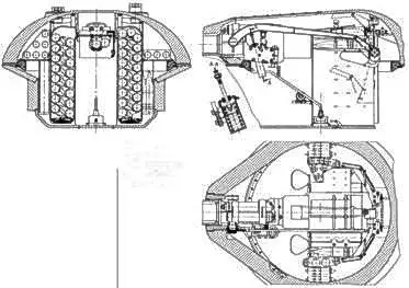 Механизм заряжания 122мм пушки танка ИС3 Проект 1956 г За время стрельб в - фото 99