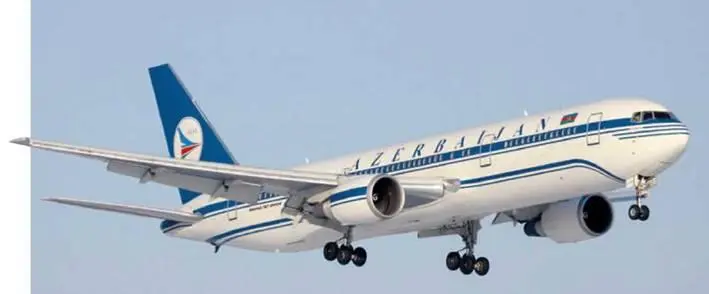 Один из двух новых широкофюзеляжных Boeing 767300ER приобретенных AZAL в - фото 76