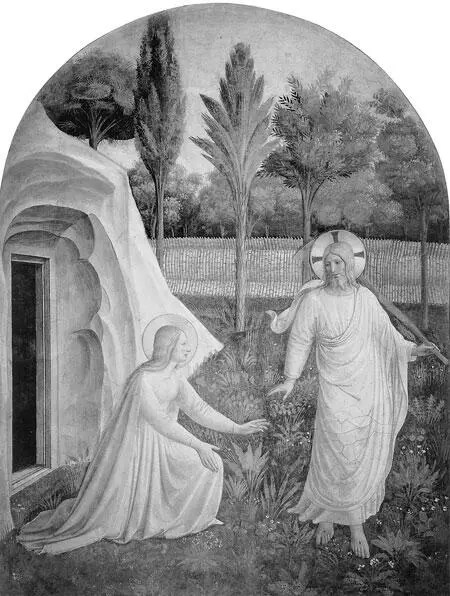 Рис 417 Не прикасайся ко Мне Noli me tangere Фра Анджелико Якобы - фото 232