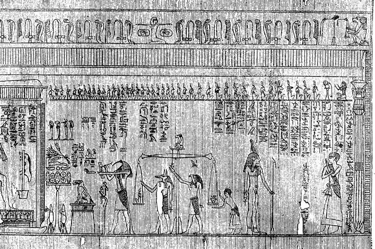 Рис 54 Суд над душой из древнеегипетской Книги Мертвых Изображено - фото 236