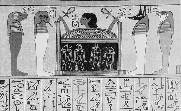 Рис 523 Египтолог Бадж так комментирует древнеегипетское изображение - фото 255