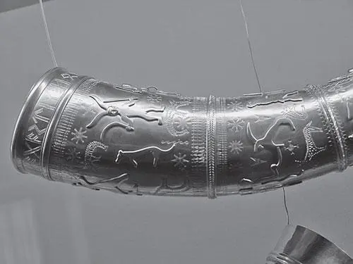 Рис 1150 Фрагмент копии обломанного золотого рога Музей Копенгагена - фото 156