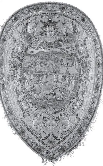Рис 3116 Щит Карла IX Около 1572 года На нем изображена сцена победы Гая - фото 351