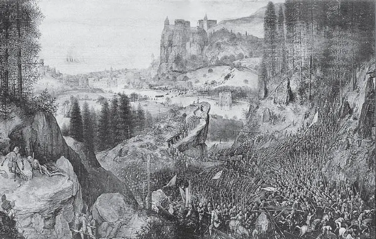 Рис 419 Картина Брейгеля Самоубийство Саула 1562 год Саул и его - фото 400