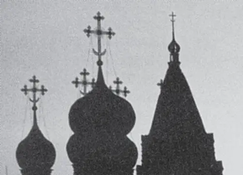Рис 56 Кресты опирающиеся на полумесяц Купола православных соборов в - фото 450