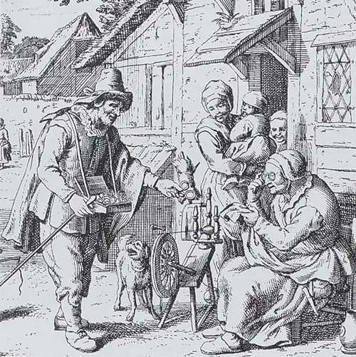 Рис 544 Продавец очков Старинная литография 1690 года Взято из 51 с - фото 490