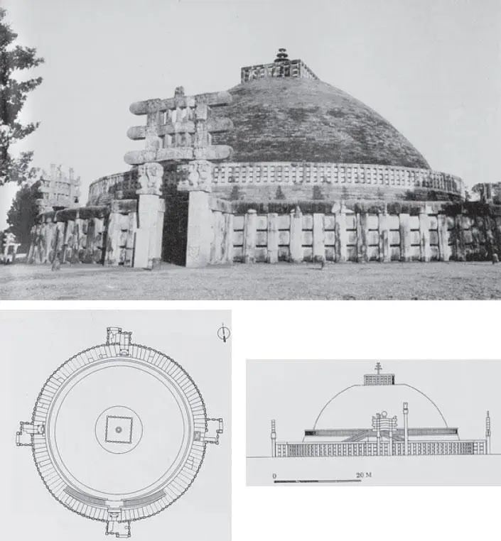 Рис 574 Древнеиндийский храмступа в Sanchi построенный древнейшим - фото 520