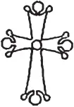 Каплевидный крест 33 Крест распятие Изображения Христа на кресте разнятся - фото 41