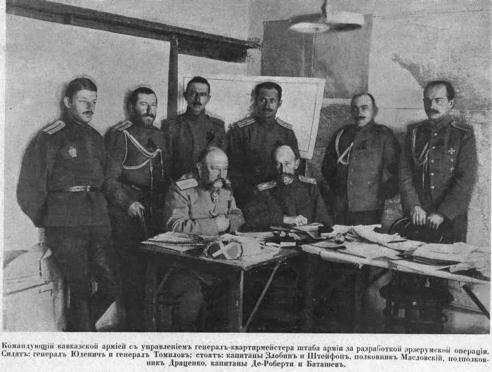 Командующий Кавказской армией генерал Н Н Юденич начальник штаба армии - фото 118