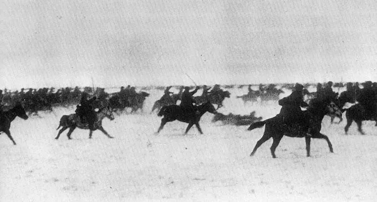 В атаке 8й кавалерийский корпус ЮгоЗападный фронт ноябрь 1942 года Как же - фото 163