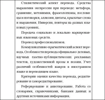 3 Учебная программа Теория перевода и реферирования иностранного языка 31 - фото 44