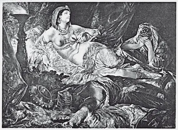 Рис 262 Смерть Клеопатры Картина немецкого художника Макарта Hans Makart - фото 101