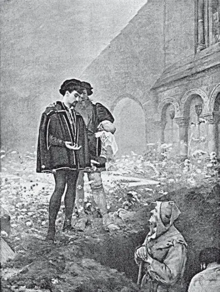 Рис 264 Бедный Йорик Картина Даньяна　Бувре Dagnan Bouveret род 1852 - фото 103