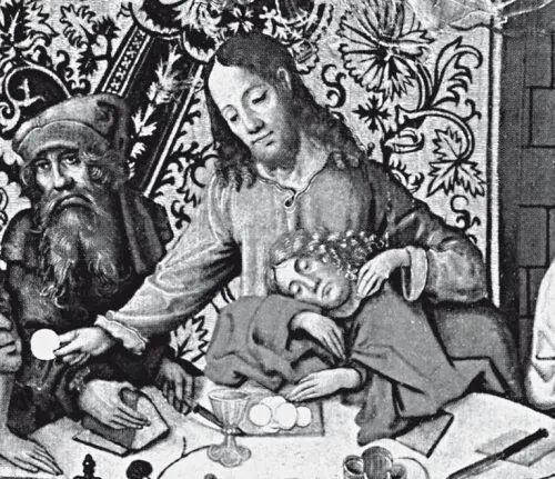 Рис 2101 Тайная Вечеря Фрагмент Апостол Иоанн возлежит на груди Иисуса - фото 140