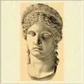 Гера Голова классической античной мраморной статуи Освобождение Фив 379 г - фото 248