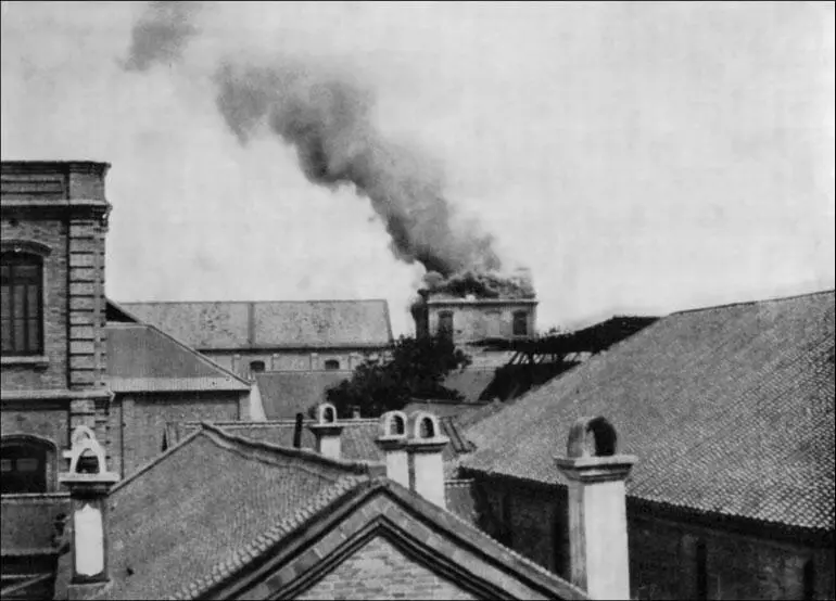 Дом зажженный китайской гранатой Грянул залп другой третий удачно - фото 43