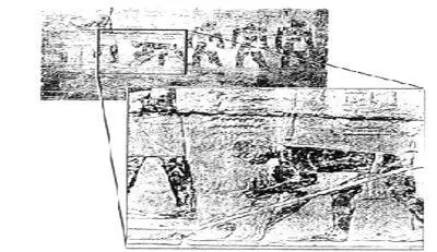 Рис 1 Изображение транспортировки египетского каменного колосса Оливковое - фото 1