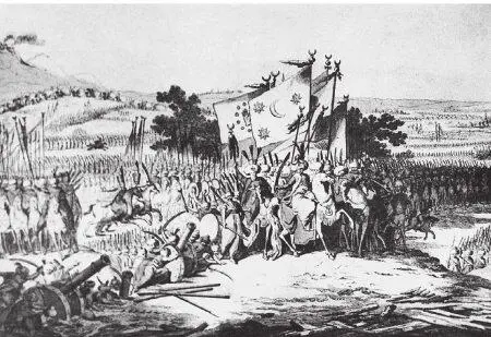 Рис 414 Турецкие войска на поле Рымникского сражения 22 сентября 1789 года - фото 110