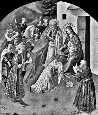 Рис 298a Поклонение Волхвов Фра Анджелико Якобы 1424 год Один Волхв - фото 133