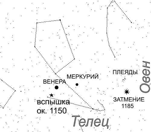 Рис 115 Вспышка Вифлеемской звезды примерно в 1150 году и полное солнечное - фото 24