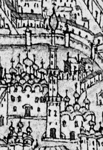 Рис 629 Колокольня Ивана Великого на плане Исаака Массы Очень интересно - фото 271
