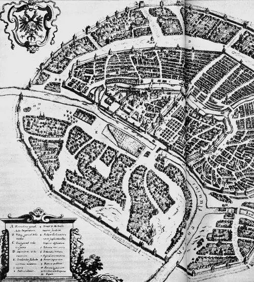 Рис 1130 План Москвы то есть ветхозаветного Иерусалима 1638 год Гравюра - фото 371