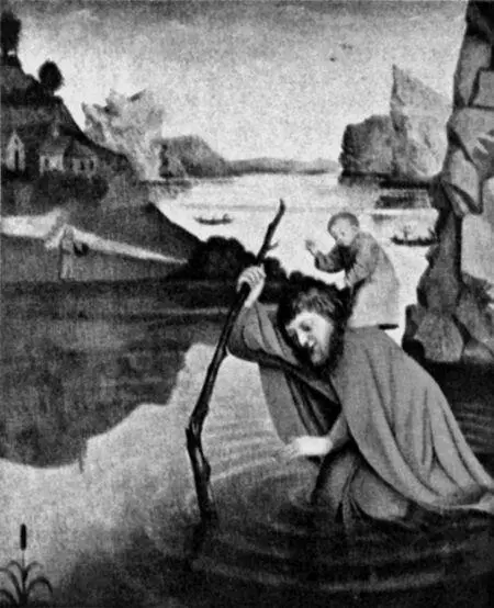 Рис 1232 Святой Христофор Картина художника круга К Вица Якобы около 1450 - фото 433