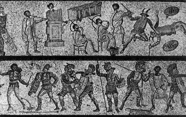 Рис 1263 Фрагмент античной мозаики из Злитена Слева вверху мы видим орган - фото 470