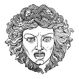 Рис 315 Голова МедузыГоргоны Musèe Clarac de sculpture Взято из 7 ч - фото 136