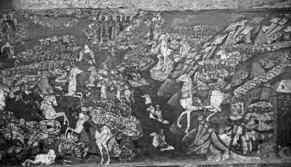 Рис 332 Изображение Куликовской битвы на старой иконе Сергий Радонежский с - фото 153