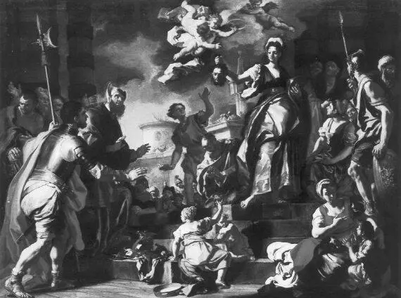 Рис 734 Юдифь с головой Олоферна Франческо Солимена 17281733 годы - фото 273