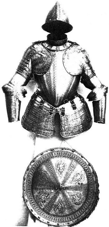 Рис 863 Испанский османскийатаманский полудоспех XVI века Взято из 10 - фото 340