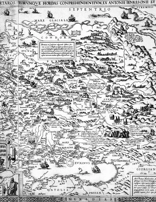 Рис 8183 Старинная карта Руси якобы XVI века из книги Сигизмунда - фото 468