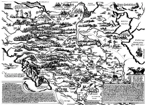 Рис 8189 Карта Тартарии составленная А Видом Якобы 1544 год Кстати - фото 474