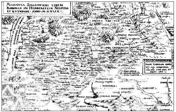 Рис 8191 Карта Руси Гравюра А Хиршфогеля Якобы 1549 год Взято из 15 - фото 476