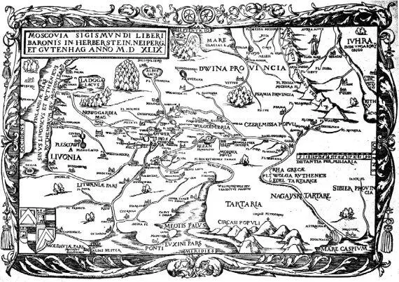 Рис 8194 Золотая Баба на карте Руси и Тартарии приложенной к книге С - фото 479