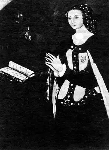 Рис 414 Екатерина Медичи в придворной молельне Взято из 659 с 181 9a - фото 154