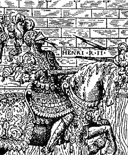 Рис 421 Осколок копья поражает Генриха II сквозь швы лат как об этом и - фото 163