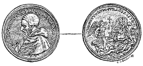 Рис 427 Медаль Григория XIII выбитая в память Варфоломеевской ночи В - фото 169
