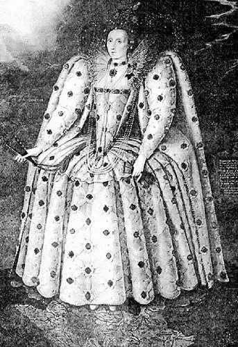 Рис 436 Королева Елисавета Тюдор Английская в 1592 году стоящая на - фото 178